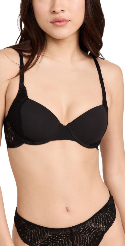 Natori Natori Lush Demi Contour Underwire Bra Black