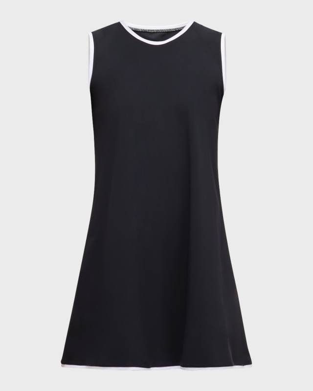 Marcella Round Neck Mini Dress
