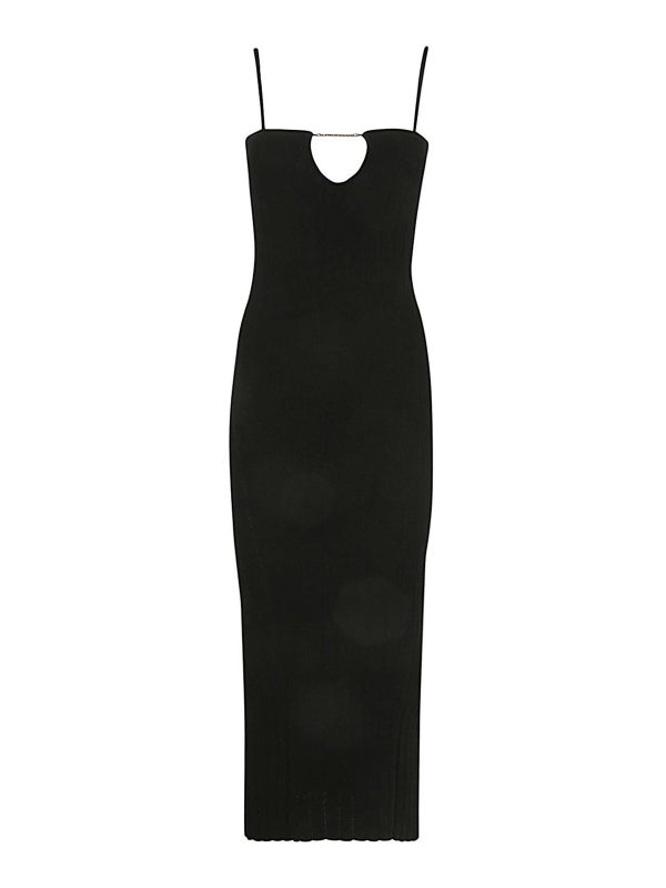 Jacquemus Robe Au Genou - Noir