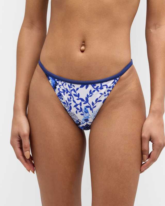 Medallion Printed Genoa Banded Bikini Bottoms