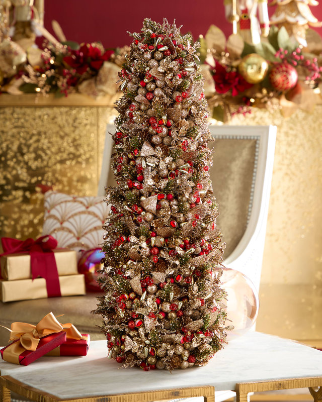 Gilded Holiday 24" Tabletop Tree