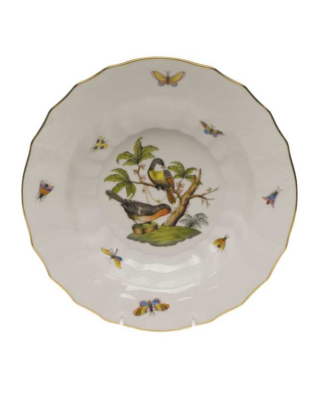 Rothschild Bird Motif 2 Rim Soup Plate