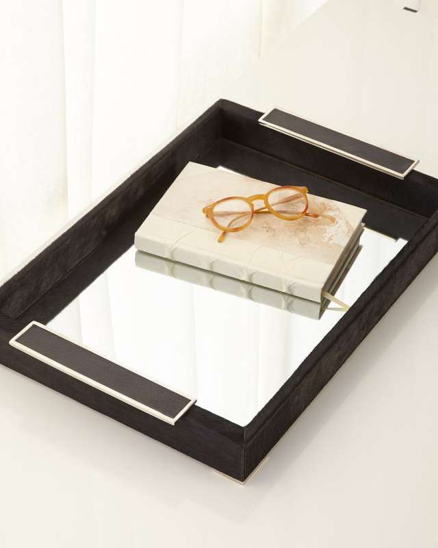 Leather Mirror Tray