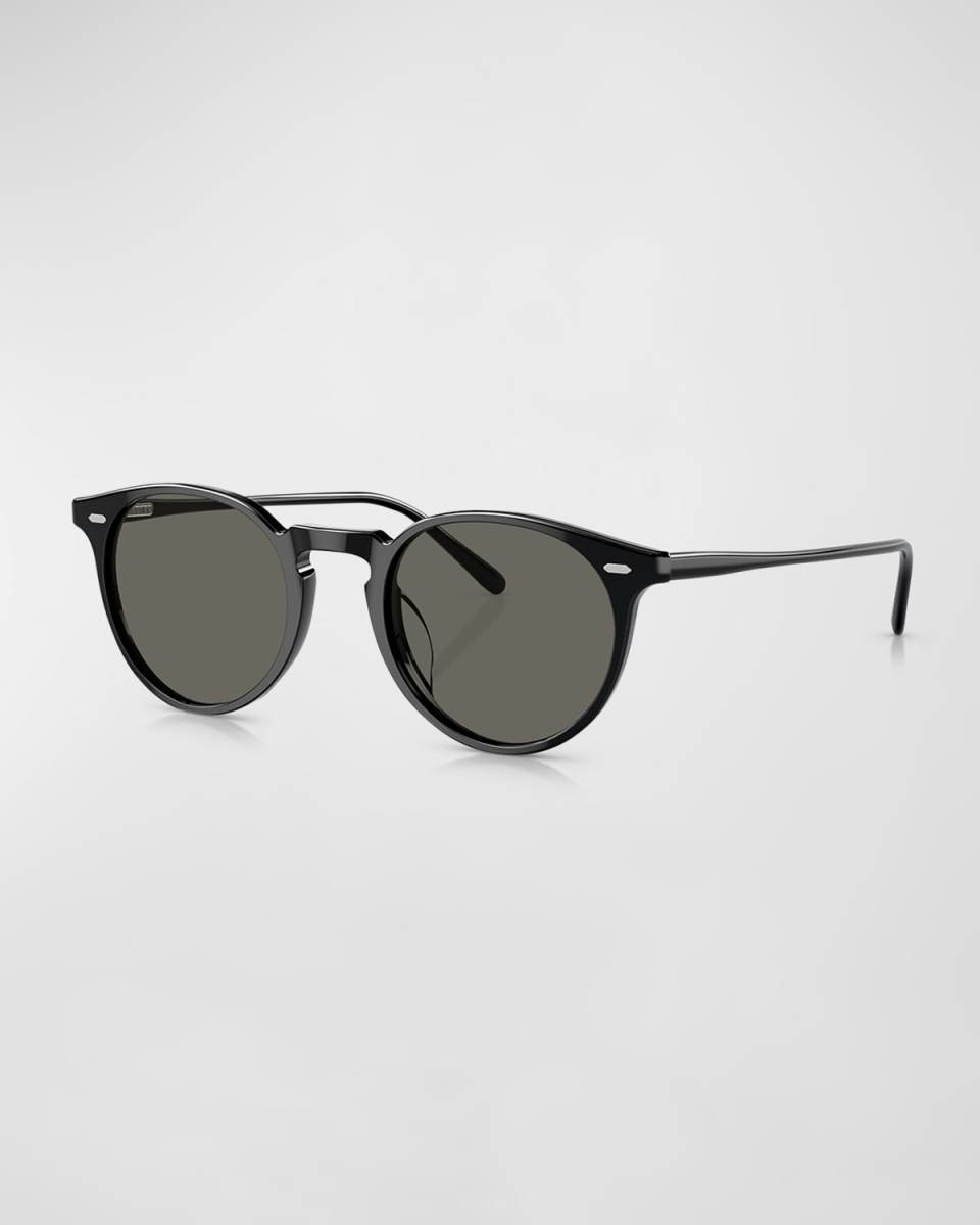 Round Acetate Sunglasses