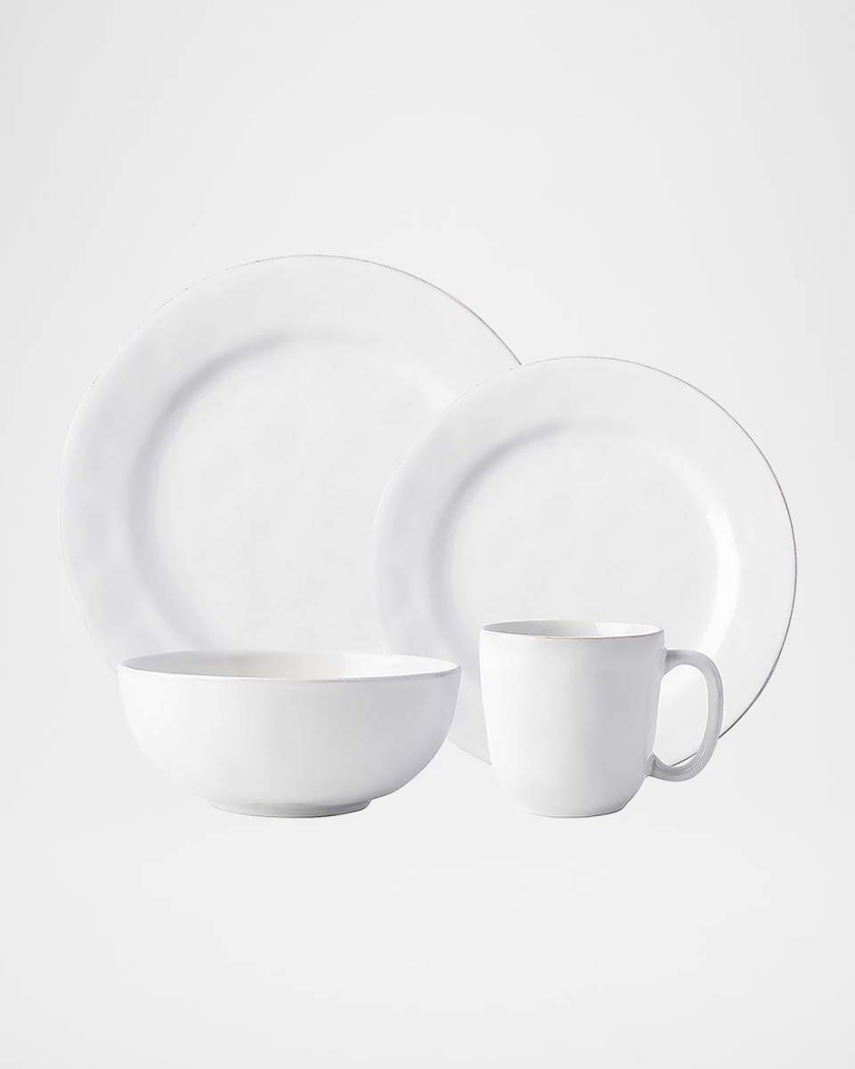 Puro Whitewash 4-Piece Place Setting