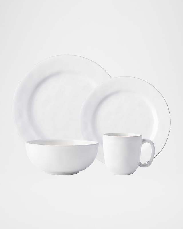 Puro Whitewash 4-Piece Place Setting