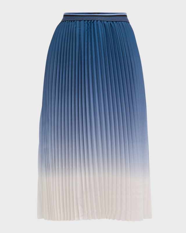 Pleated Ombre Skirt