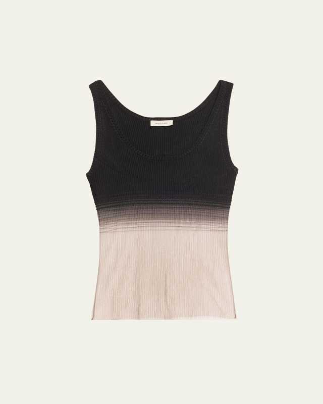 Evanescent Sheer Degrade Tank Top