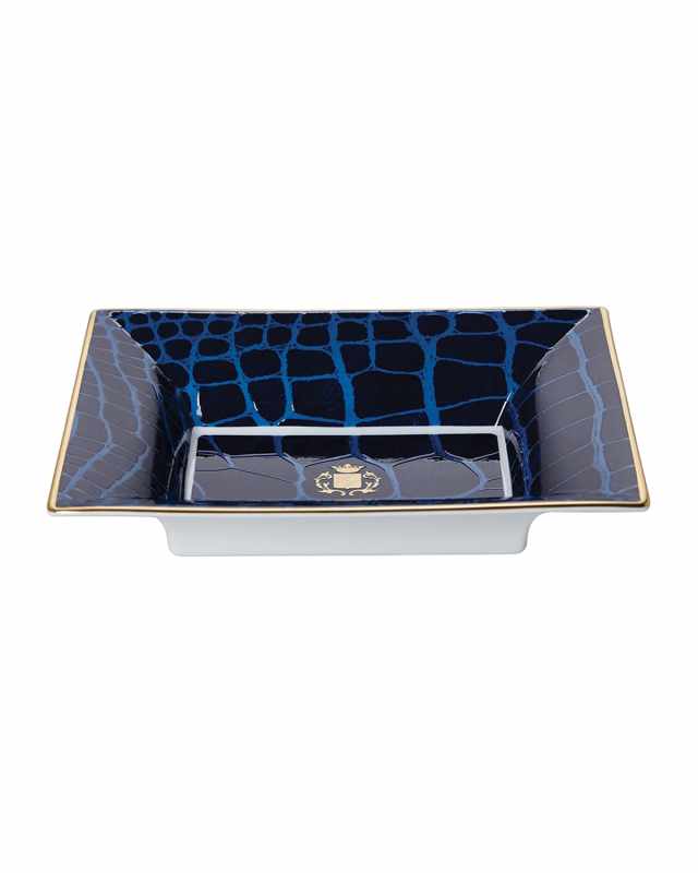 Alligator Vide Poche Jewelry Tray