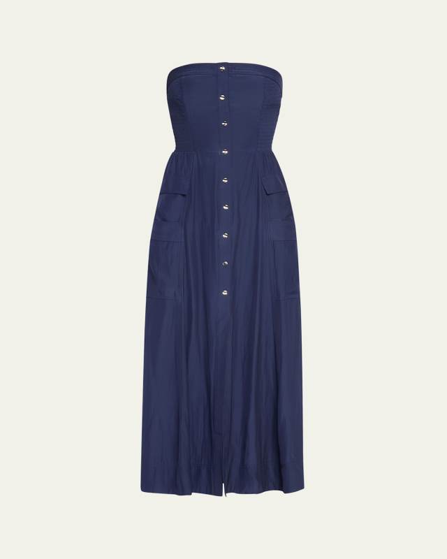 Blair Strapless Midi Dress