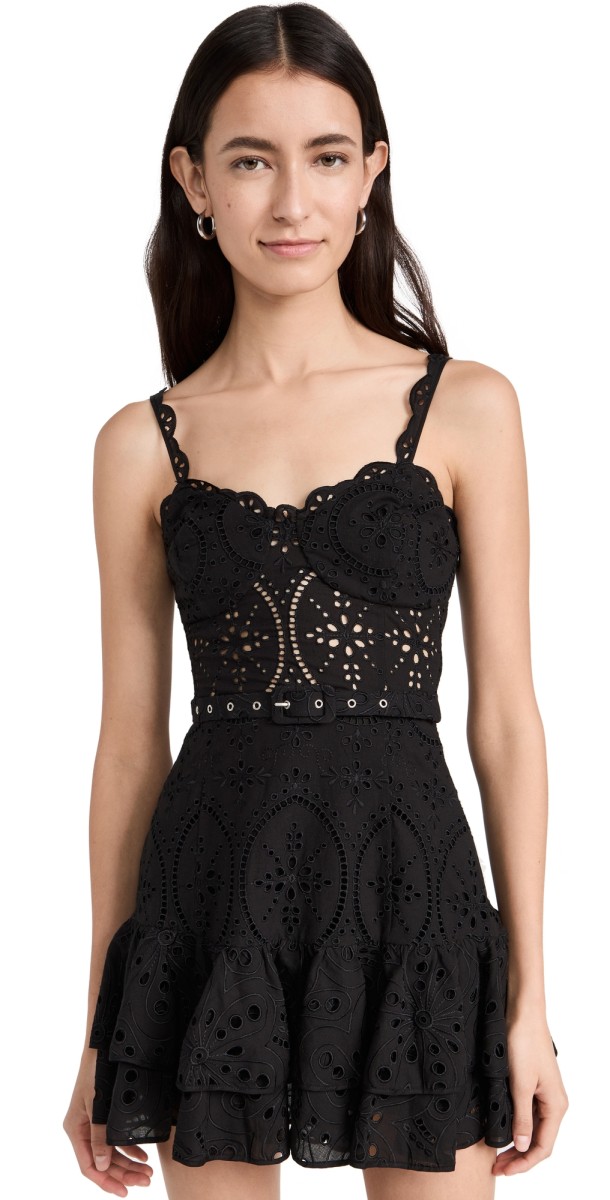 Charo Ruiz Short Dress Marianne Black