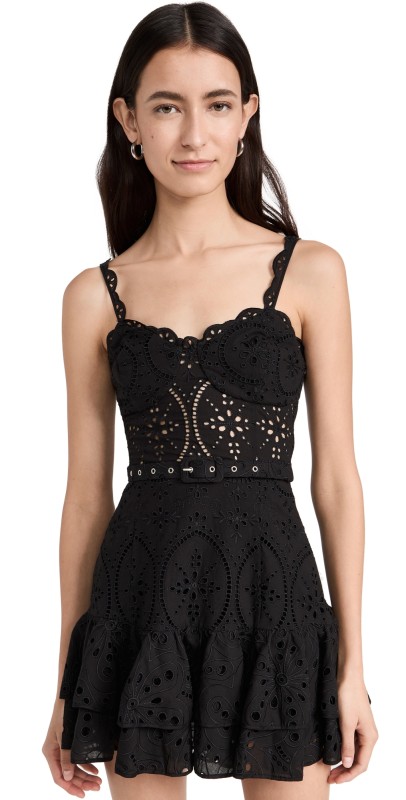 Charo Ruiz Short Dress Marianne Black