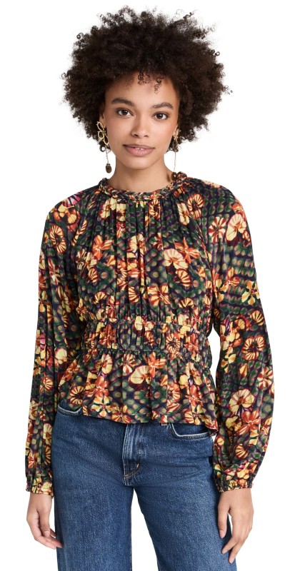 Ulla Johnson Ceres Blouse Evergreen