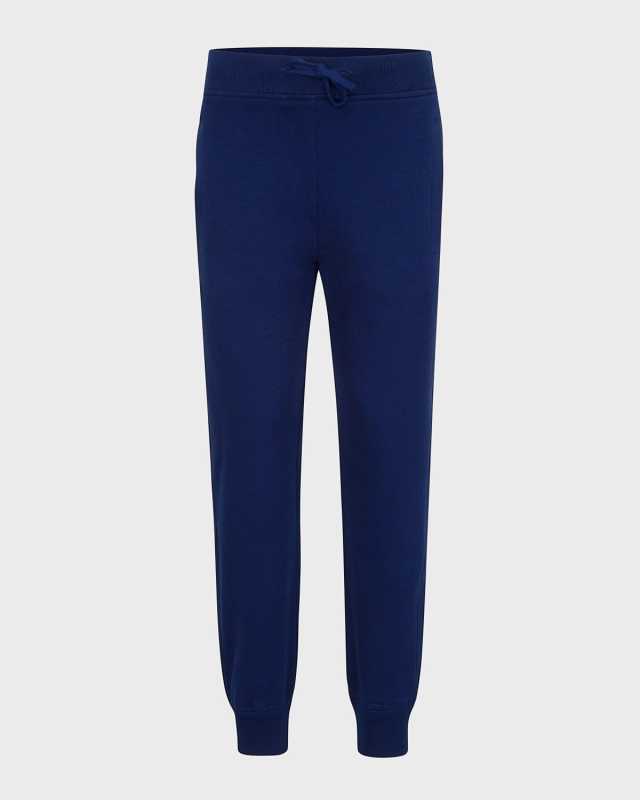 Boy's Solid Stretch Cotton Jogger Pants, Size 4-14