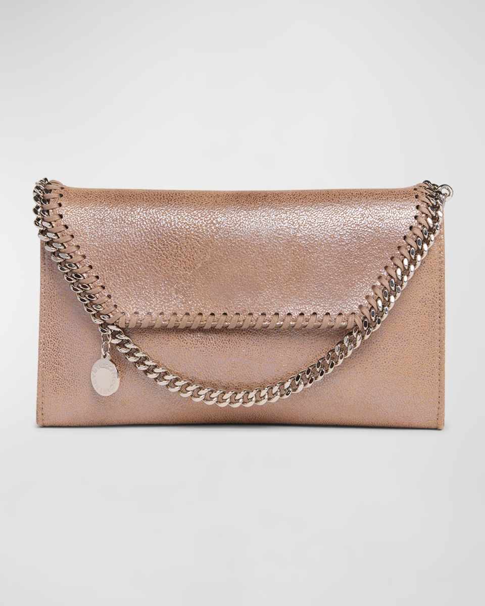 Falabella Mini Shiny Recycled Vegan Leather Crossbody Bag