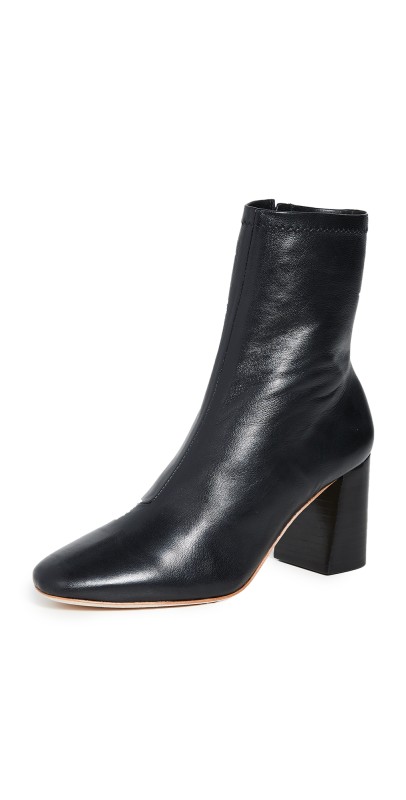 Loeffler Randall Elise Slim Ankle Booties Black
