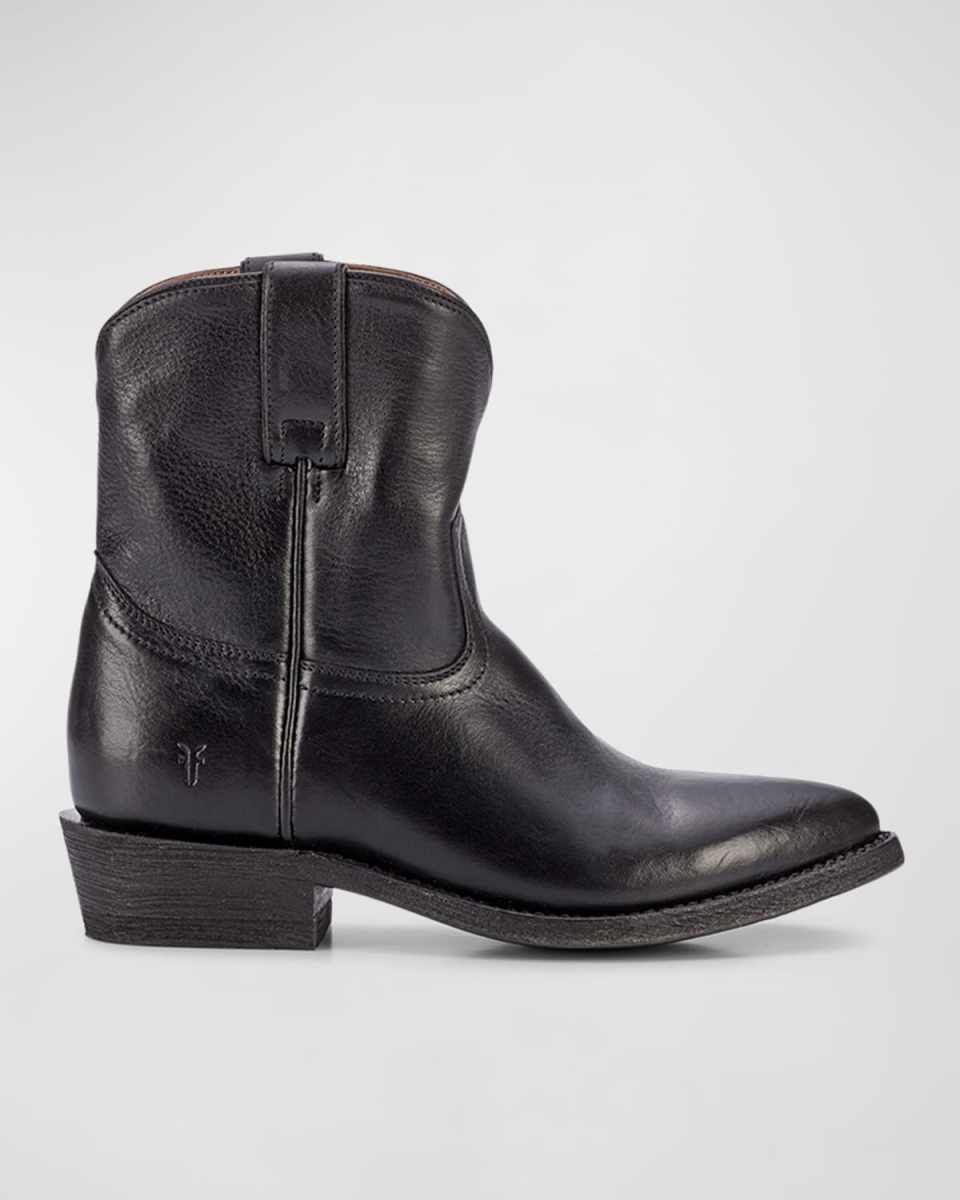 Billy Leather Short Western Boots