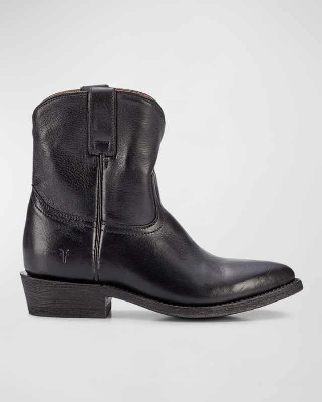 Billy Leather Short Western Boots