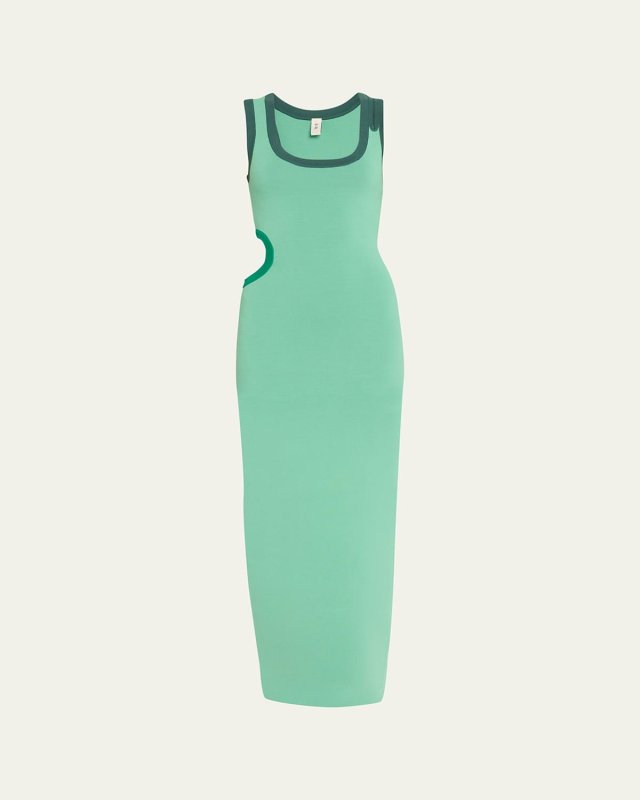 Salvador Knit Cut-Out Maxi Dress