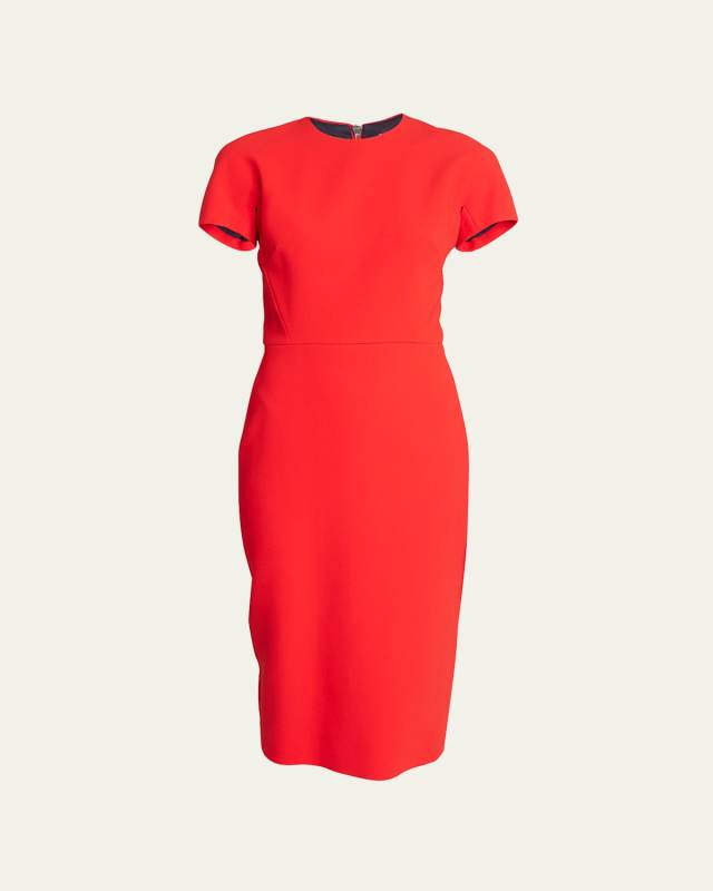 Fitted T-Shirt Sheath Dress