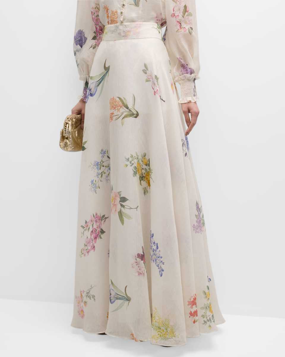 Natura Floral Maxi Skirt