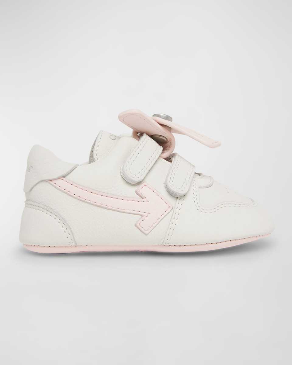 Girl's Mini Out Of Office Leather Sneakers, Baby