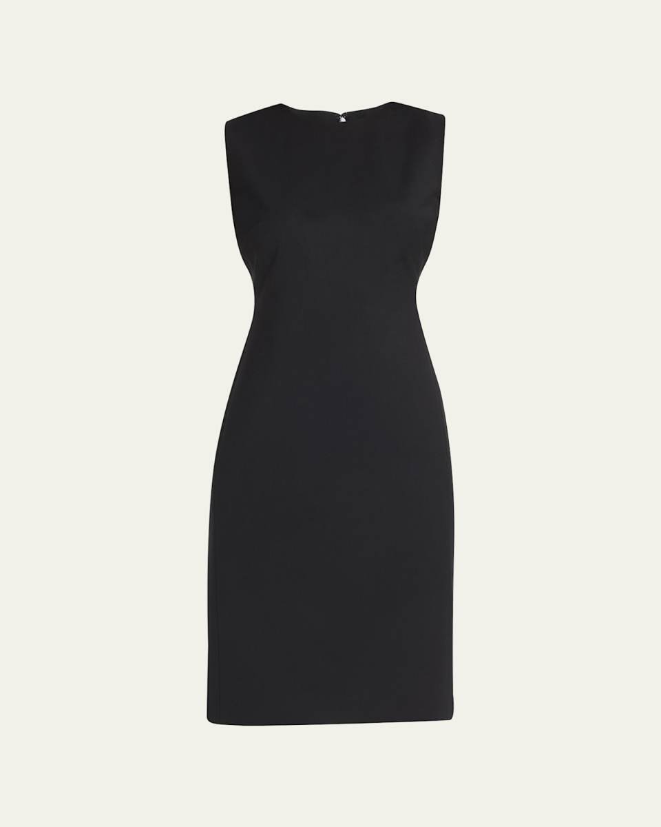 Eano Sleeveless Traceable Wool Suiting Dress