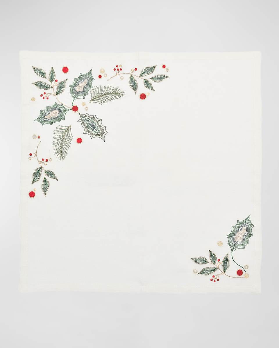 Holly and Sprig Napkin