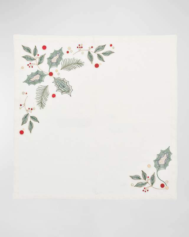 Holly and Sprig Napkin