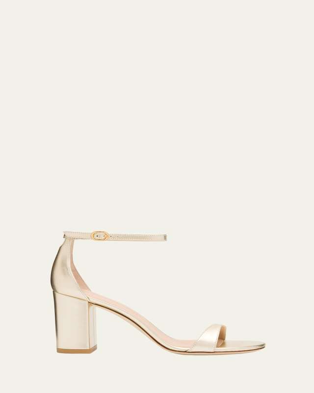 Nudist II Leather Ankle-Strap Sandals