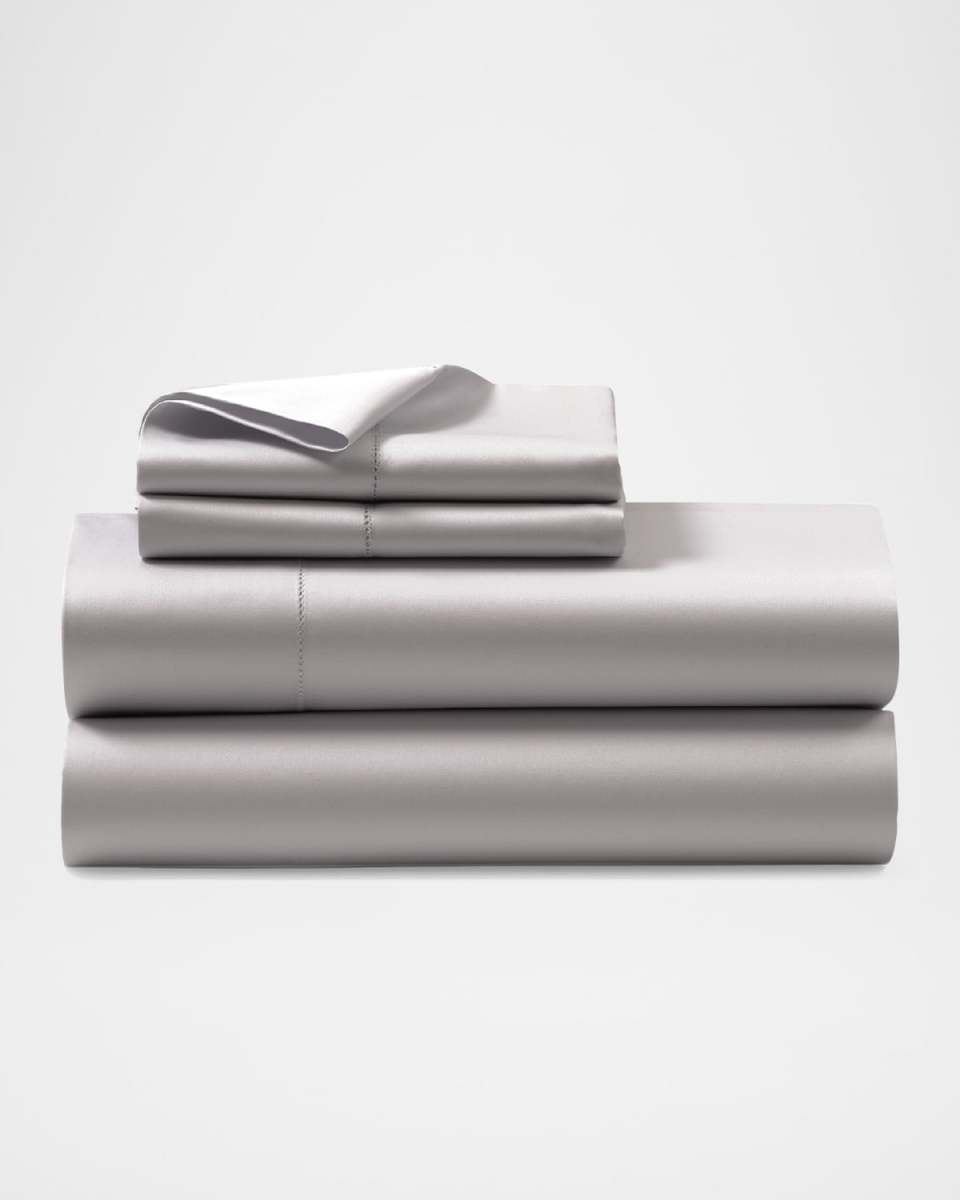 Organic Sateen Fitted Sheet, QUEEN