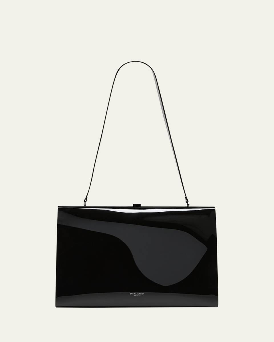 Le Anne Marie Large Vinyl Shoulder Bag