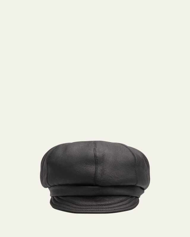 Merino Wool & Leather Carnaby Hat