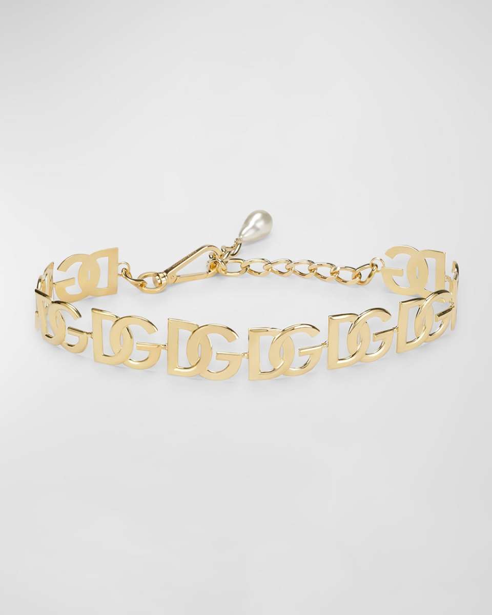 Interlocking DG Multi-Logo Chain Belt