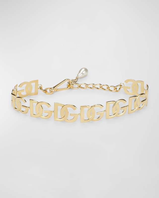 Interlocking DG Multi-Logo Chain Belt