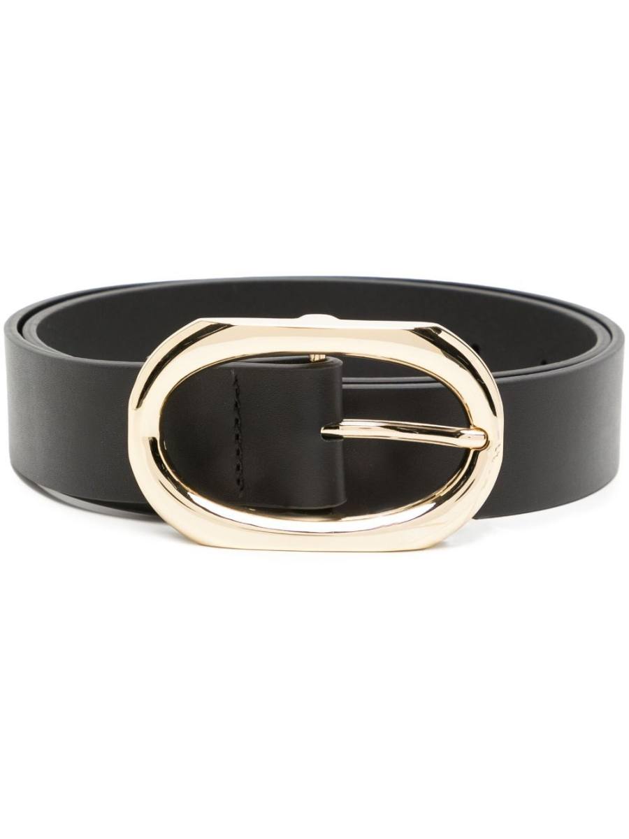 Signature Link calf-leather belt