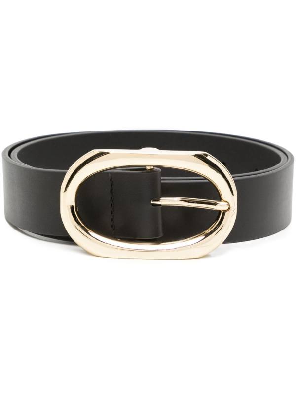 Signature Link calf-leather belt