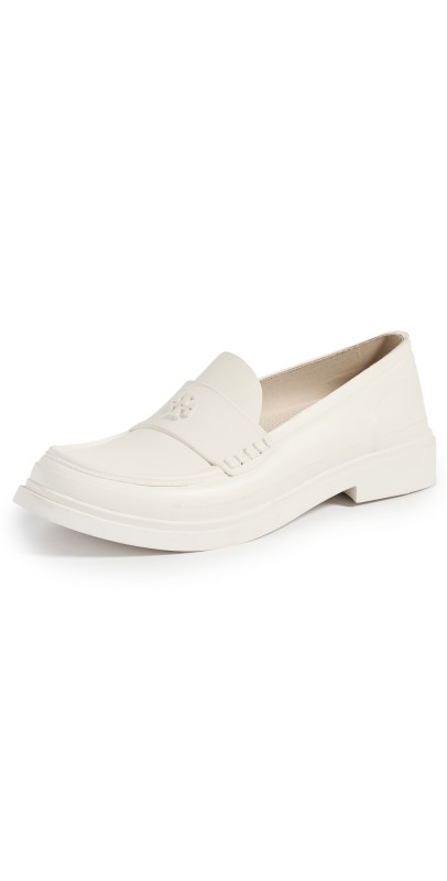Tory Burch Classic Rain Loafers Off White