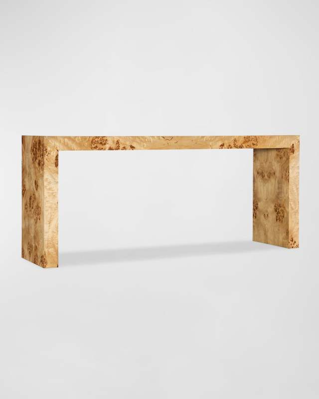 Auberon Burl Console Table