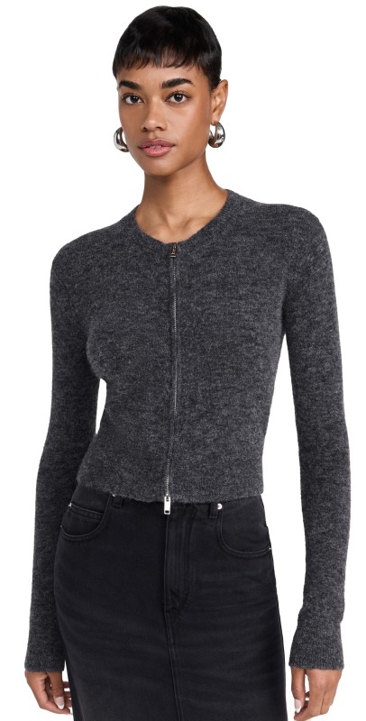 Isabel Marant Étoile Oaka Cardigan Dark Grey