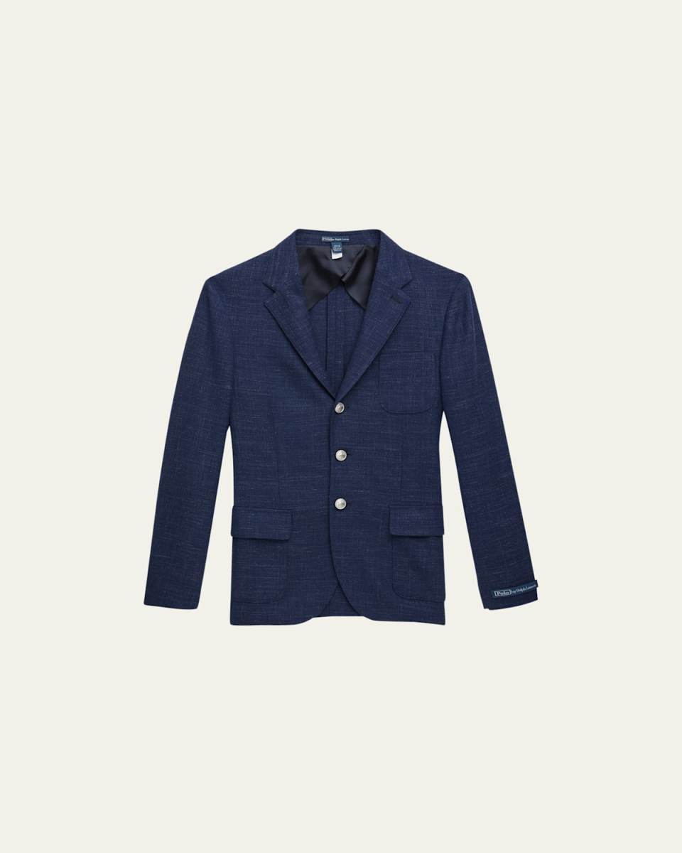 Boy's Wool Twill Sport Coat, Size 10-20