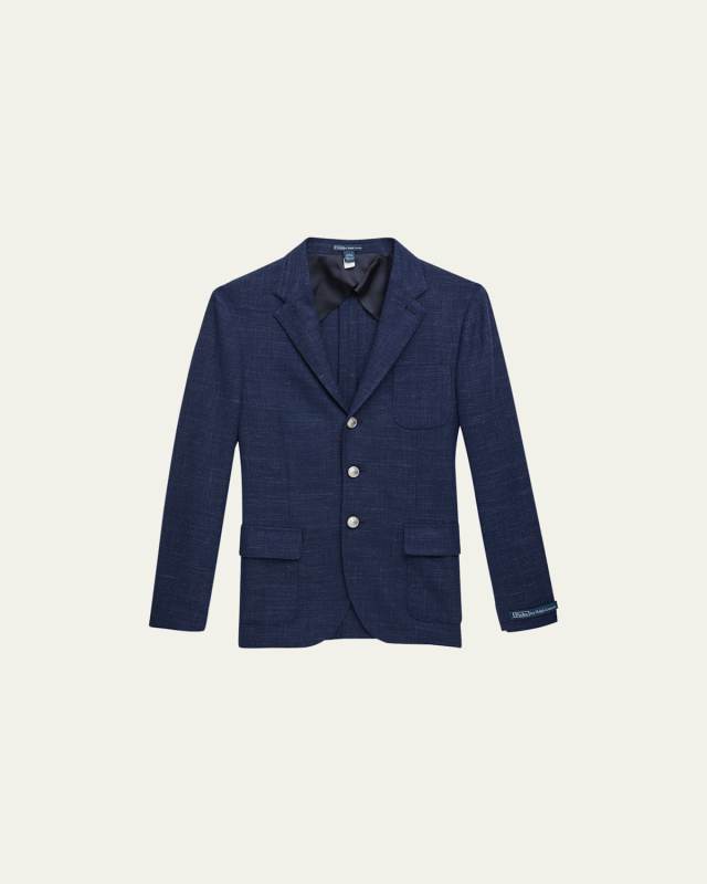 Boy's Wool Twill Sport Coat, Size 10-20