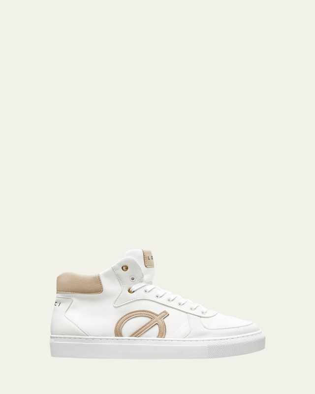 Eleven Colorblock High-Top Court Sneakers - Made with Recycled Nylon