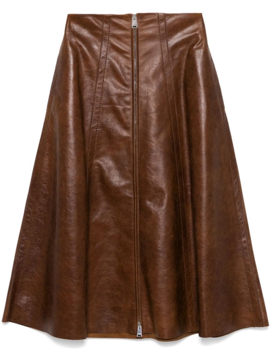 A-line midi skirt