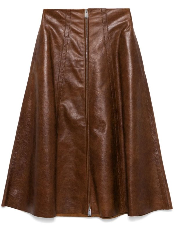 A-line midi skirt