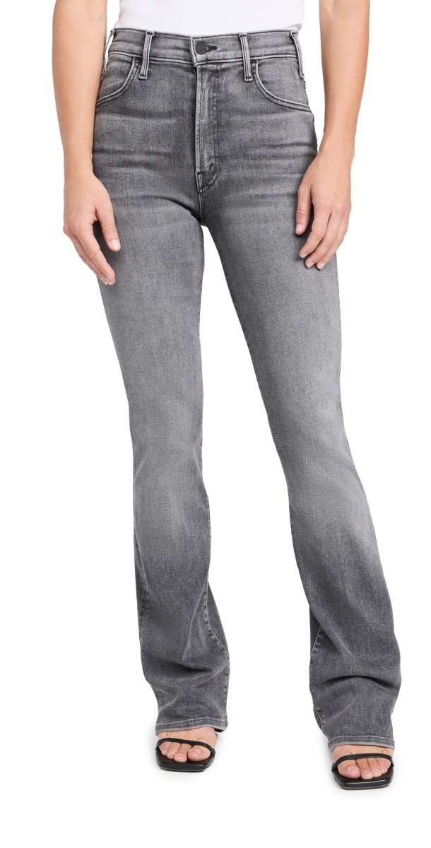 MOTHER Petite Lil Hustler Heel Jeans Magic Eight Ball