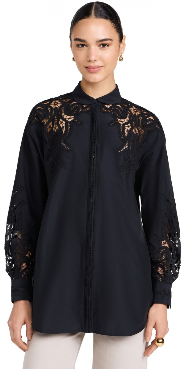 Ulla Johnson Harden Tunic Noir