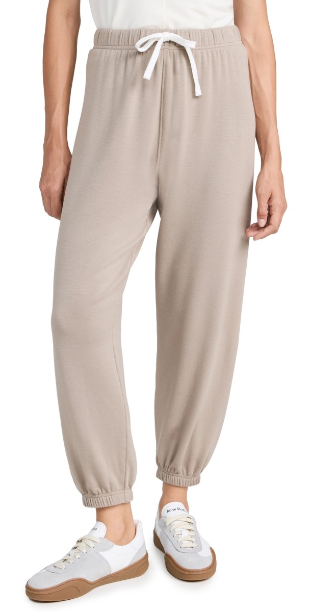 Splits59 Andie Oversized Fleece Sweatpants Latte