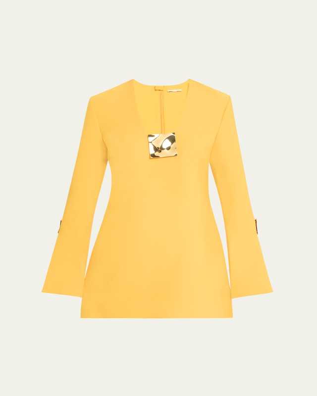 Petra Long-Sleeve Mini Dress