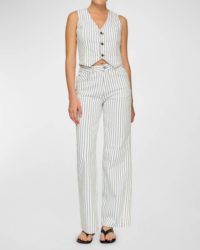 Gisele Wide-Leg High-Rise Jeans